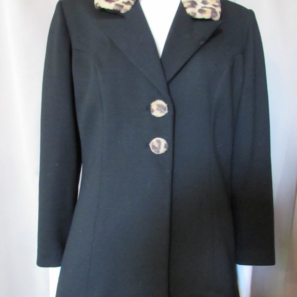 Vintage Black Suit Faux Fur Collar Hong Kong - Picture 3 of 9